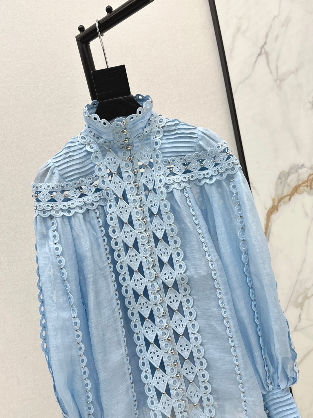Zimm 25ss embroidered shirt