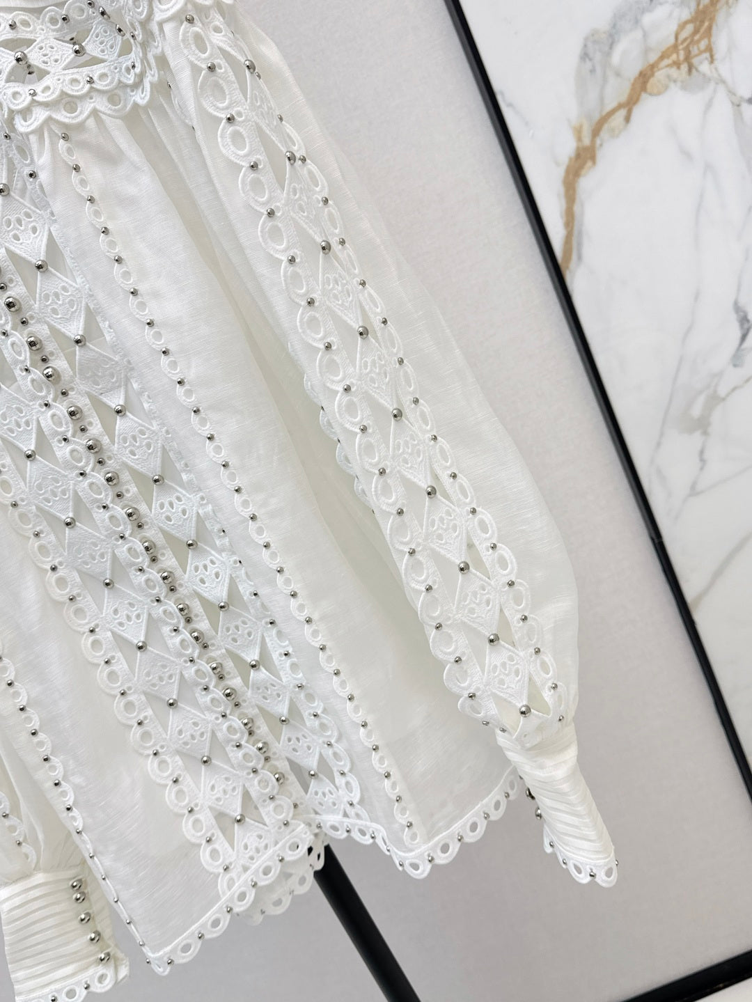 Zimm 25ss embroidered shirt