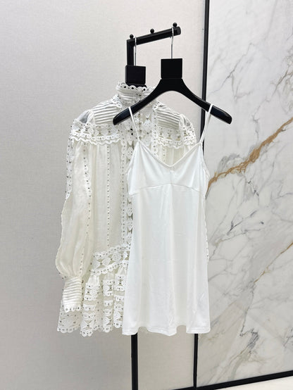Zimm 25ss embroidered dress