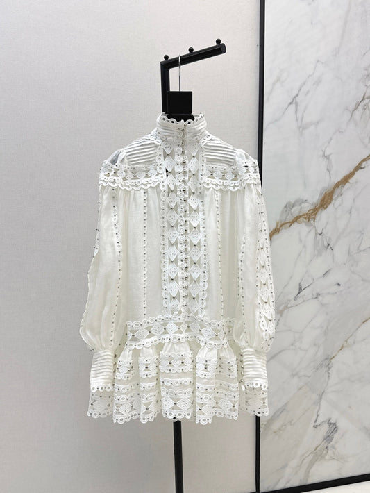 Zimm 25ss embroidered dress