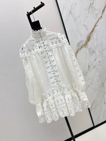Zimm 25ss embroidered dress