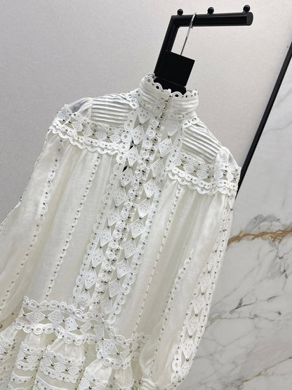 Zimm 25ss embroidered dress