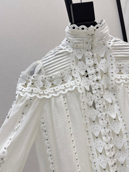 Zimm 25ss embroidered dress