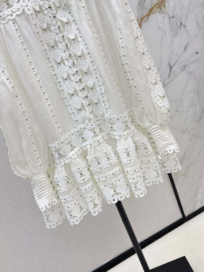 Zimm 25ss embroidered dress