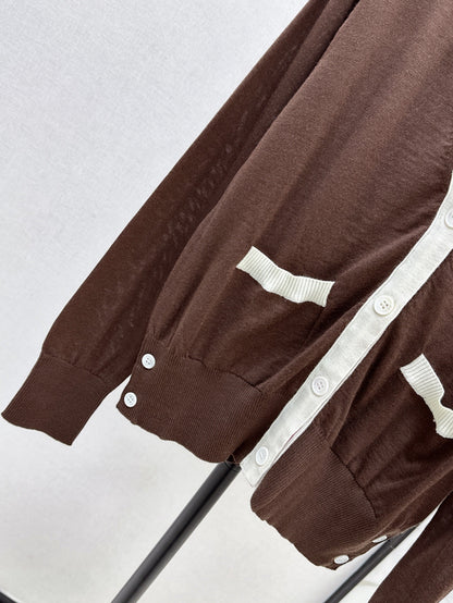Thom 25fw knitted cardigan