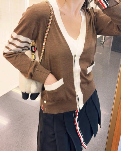 Thom 25fw knitted cardigan