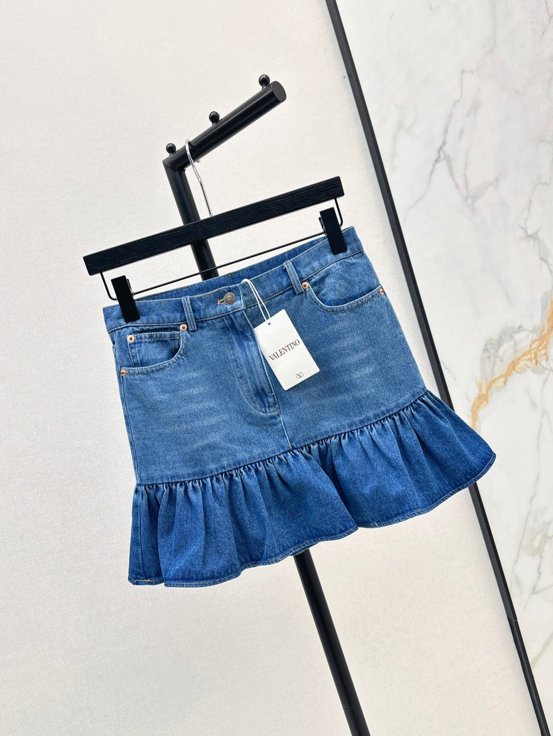 Valenti 25fw ruffle skirt