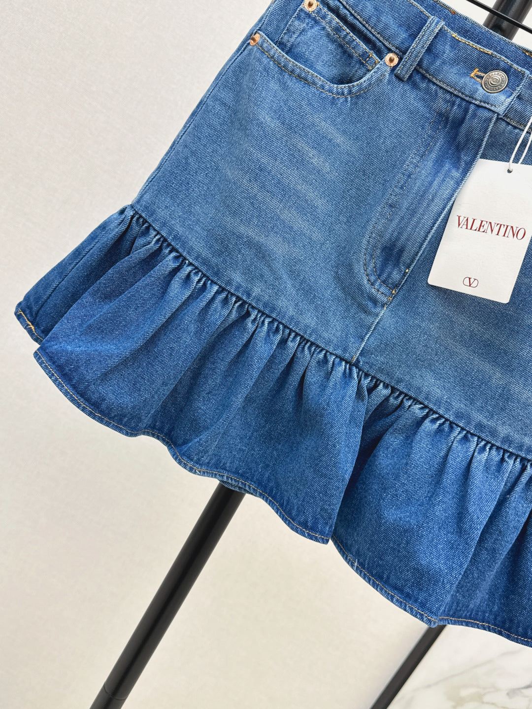 Valenti 25fw ruffle skirt