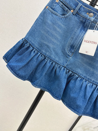 Valenti 25fw ruffle skirt