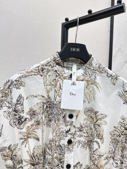CD 25fw printed dress