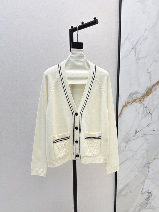 Louis 25fw knitted cashmere cardigan