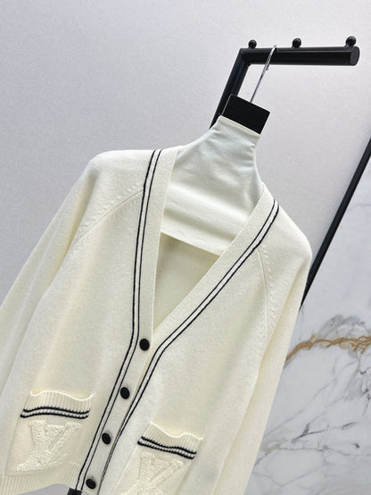 Louis 25fw knitted cashmere cardigan