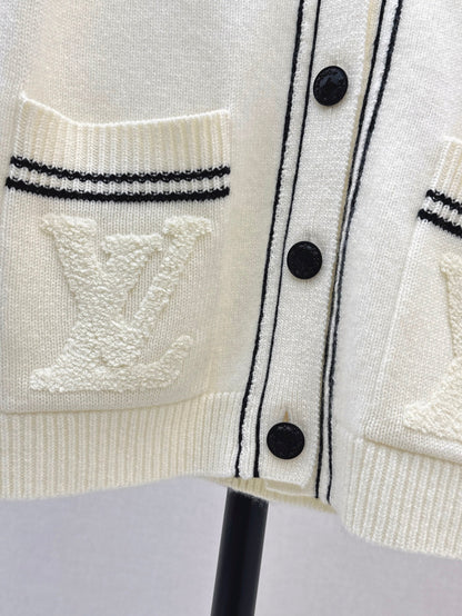 Louis 25fw knitted cashmere cardigan