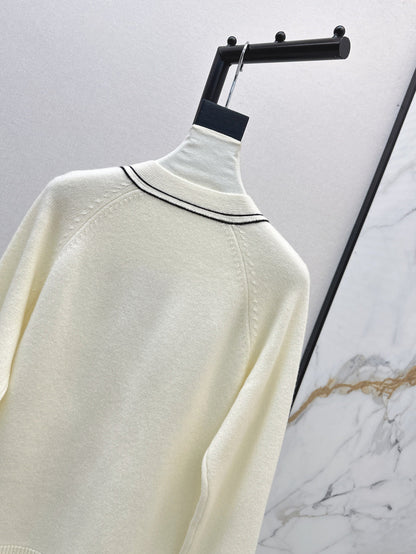 Louis 25fw knitted cashmere cardigan