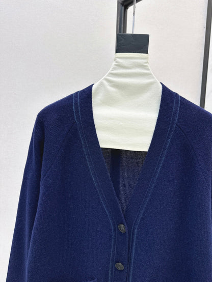 Louis 25fw knitted cashmere cardigan