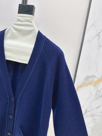 Louis 25fw knitted cashmere cardigan