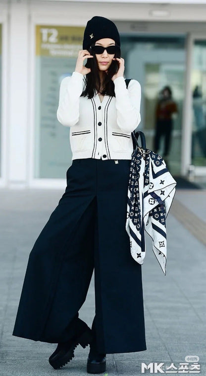 Louis 25fw knitted cashmere cardigan