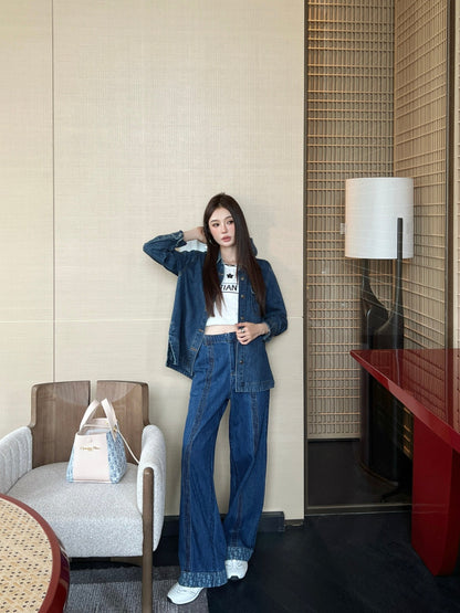 CD 25fw jacquard jeans