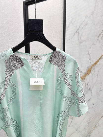 Herm 25ss silk dress