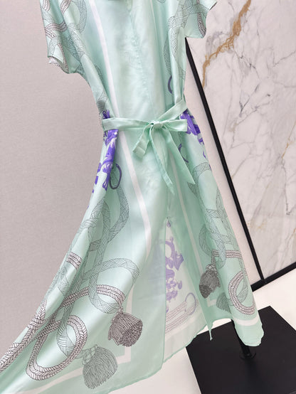 Herm 25ss silk dress