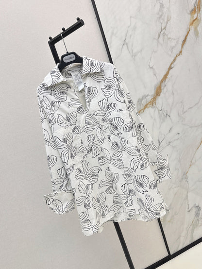Max 25fw printed shirt