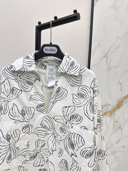 Max 25fw printed shirt