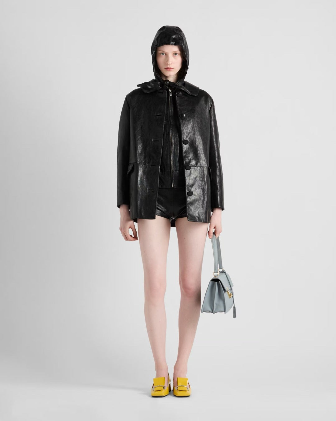 Pra 25fw leather jacket