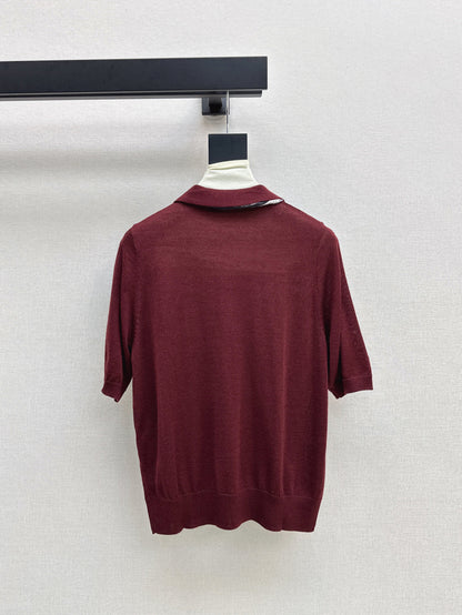 CD 25fw scarf knitted shirt
