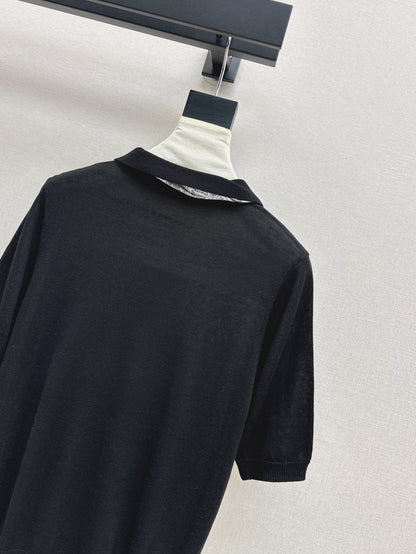 CD 25fw scarf knitted shirt