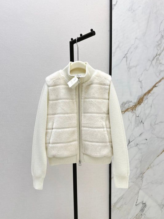 Loro 25fw knitted down jacket