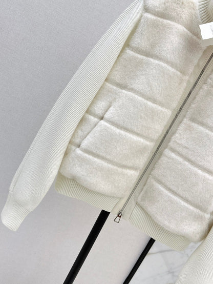 Loro 25fw knitted down jacket