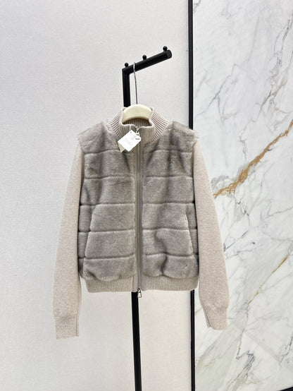 Loro 25fw knitted down jacket