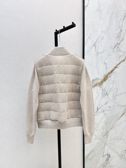 Loro 25fw knitted down jacket
