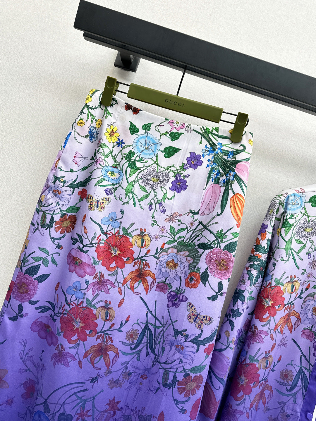 Guc 25fw printed skirt