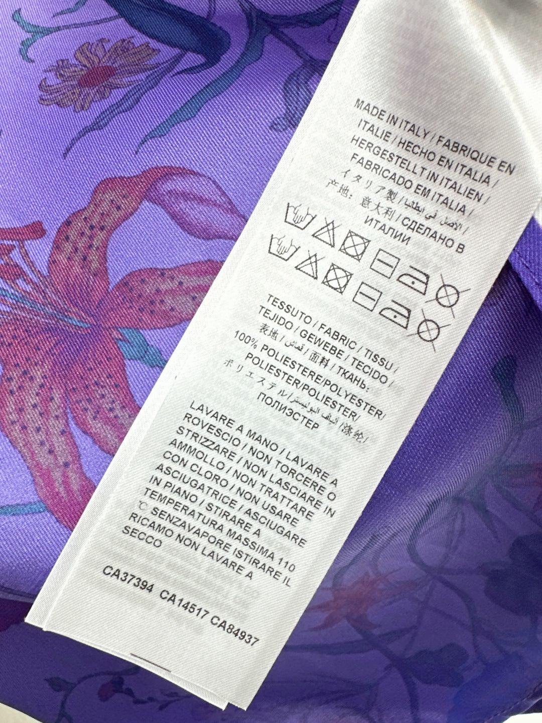 Guc 25fw printed skirt