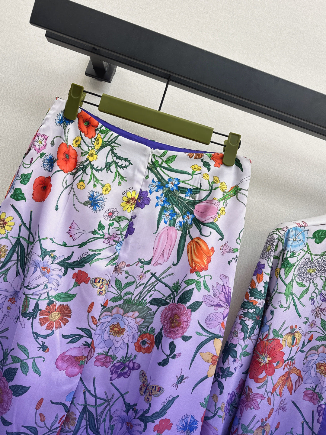 Guc 25fw printed skirt