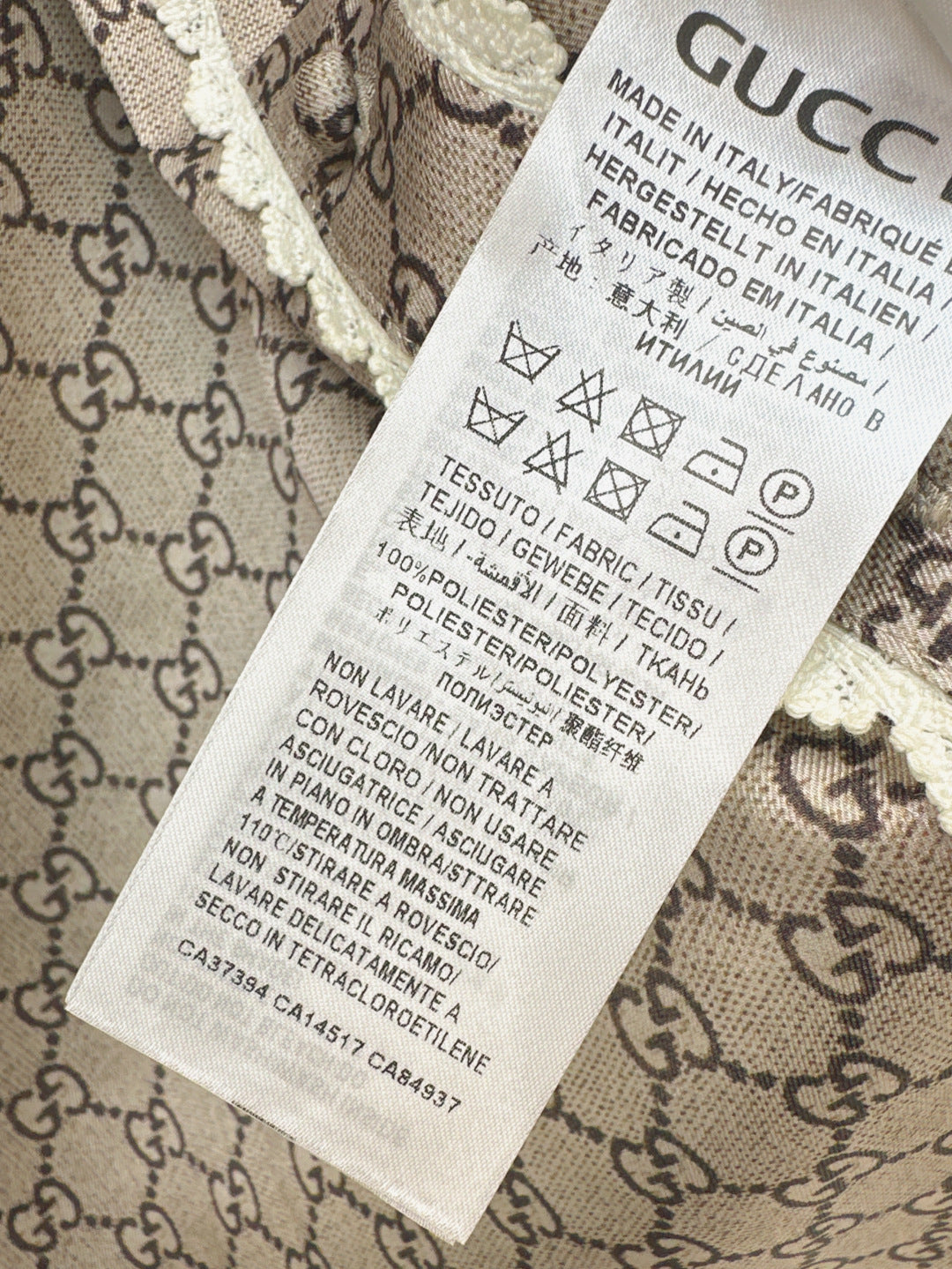 Guc 25ss printed shirt