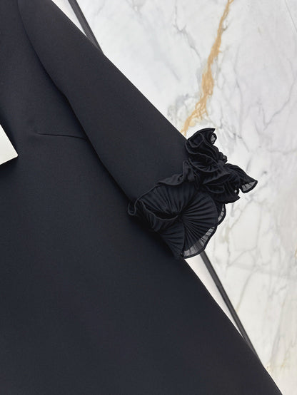 Valen 25fw ruffle dress