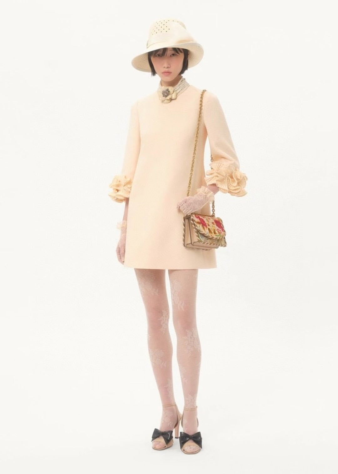 Valen 25fw ruffle dress