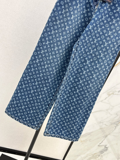 Louis 25fw jacquard jeans