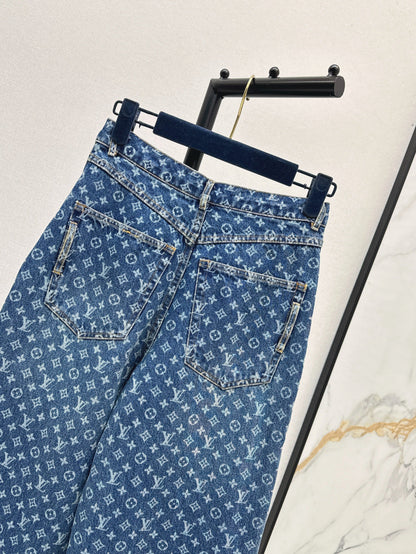 Louis 25fw jacquard jeans