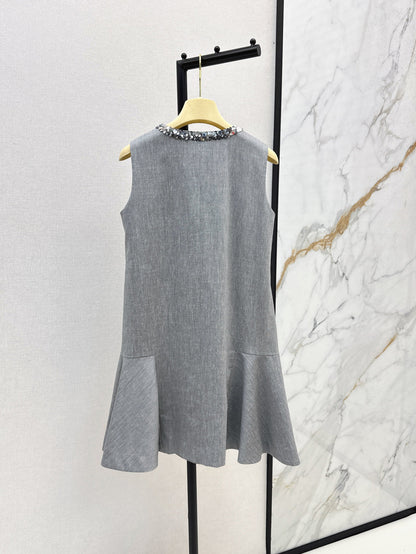 Miu 25ss embroidered dress