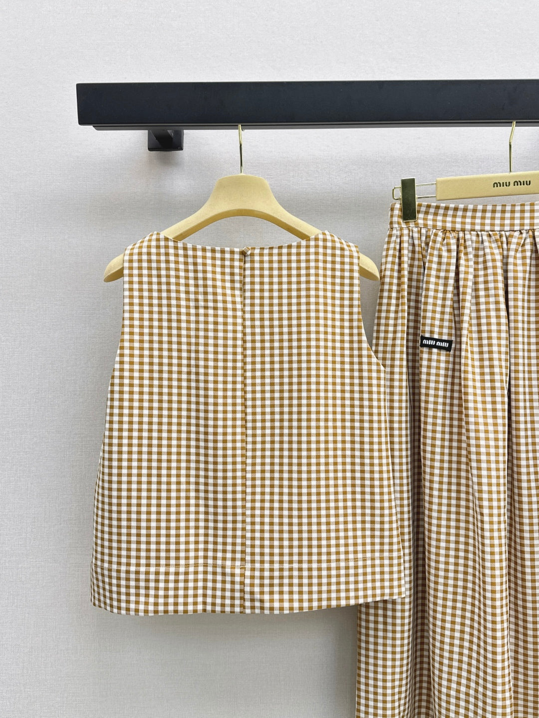 Miu 25ss plaid suit