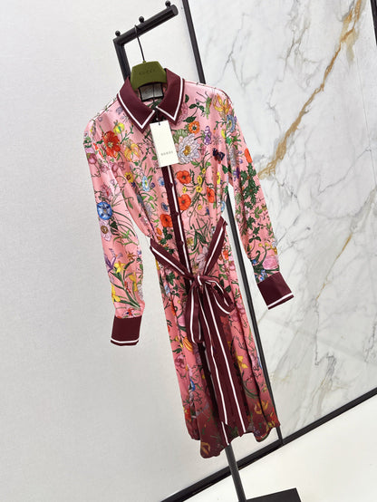 Guc 25fw printed dress