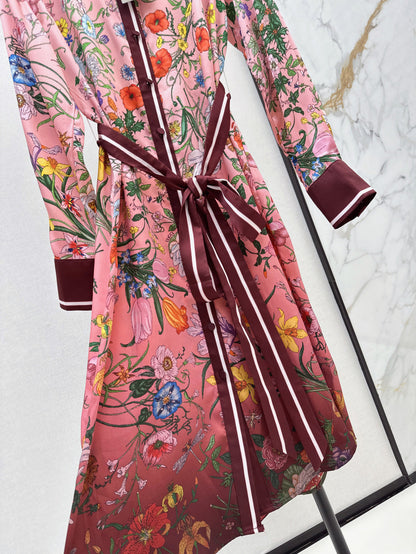 Guc 25fw printed dress