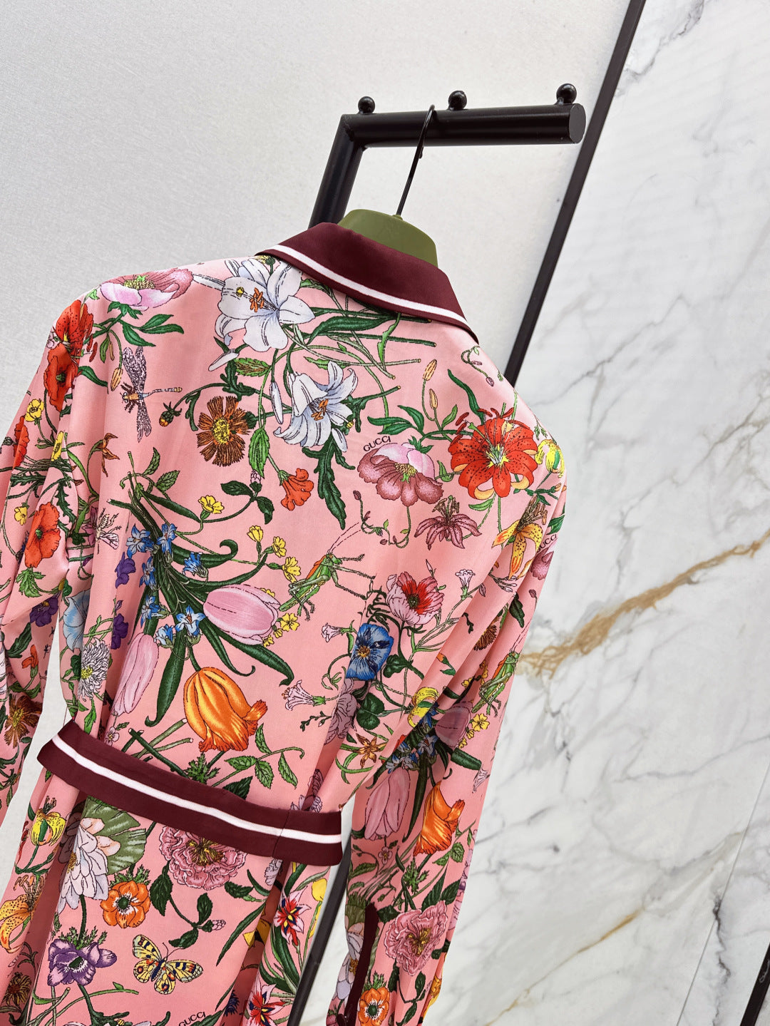 Guc 25fw printed dress