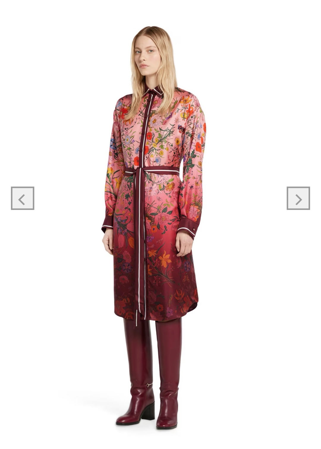 Guc 25fw printed dress