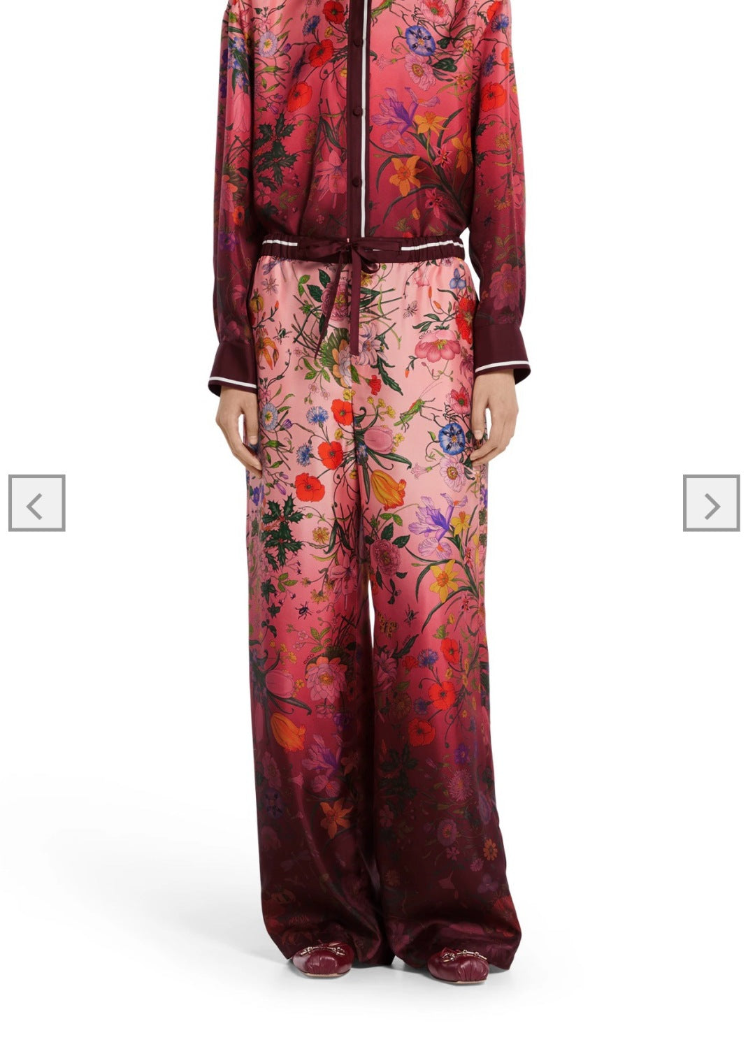 Guc 25fw printed pants