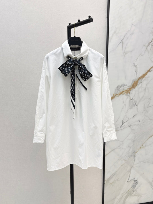 Louis 25fw scarf shirt