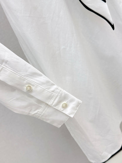 Louis 25fw scarf shirt